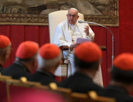 Pope Francis and the Wishes of the Roman Curia (Photo: Vatican Media / Catholic Press Photo/MAXPPP)